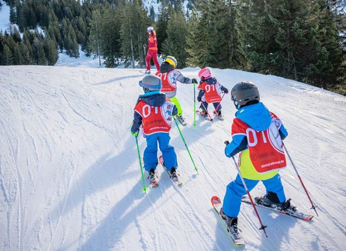 Kindergruppe Skikurs